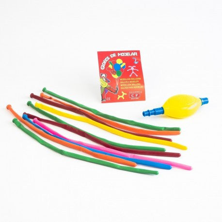 10 ballons à modeler avec pompe