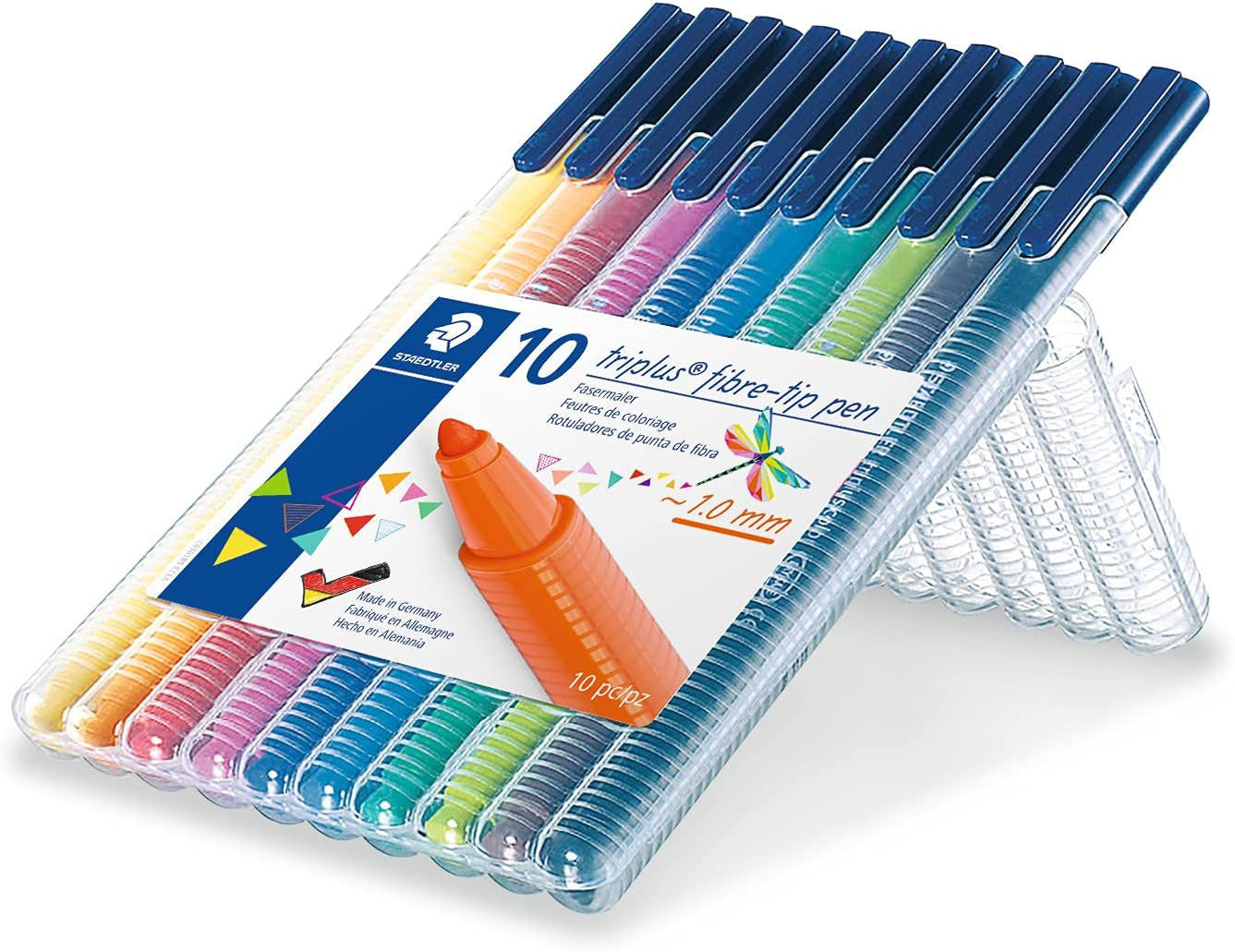 10 feutres de coloriage - Pointe moyenne - Staedtler - Triplus Color