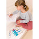 10 Feutres de coloriage - Encre lavable - Double pointe avec tampon - Apli Kids