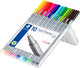 10 feutres d'écriture - Pointe extra-fine - 0.3mm - Staedtler - Triplus Fineliner