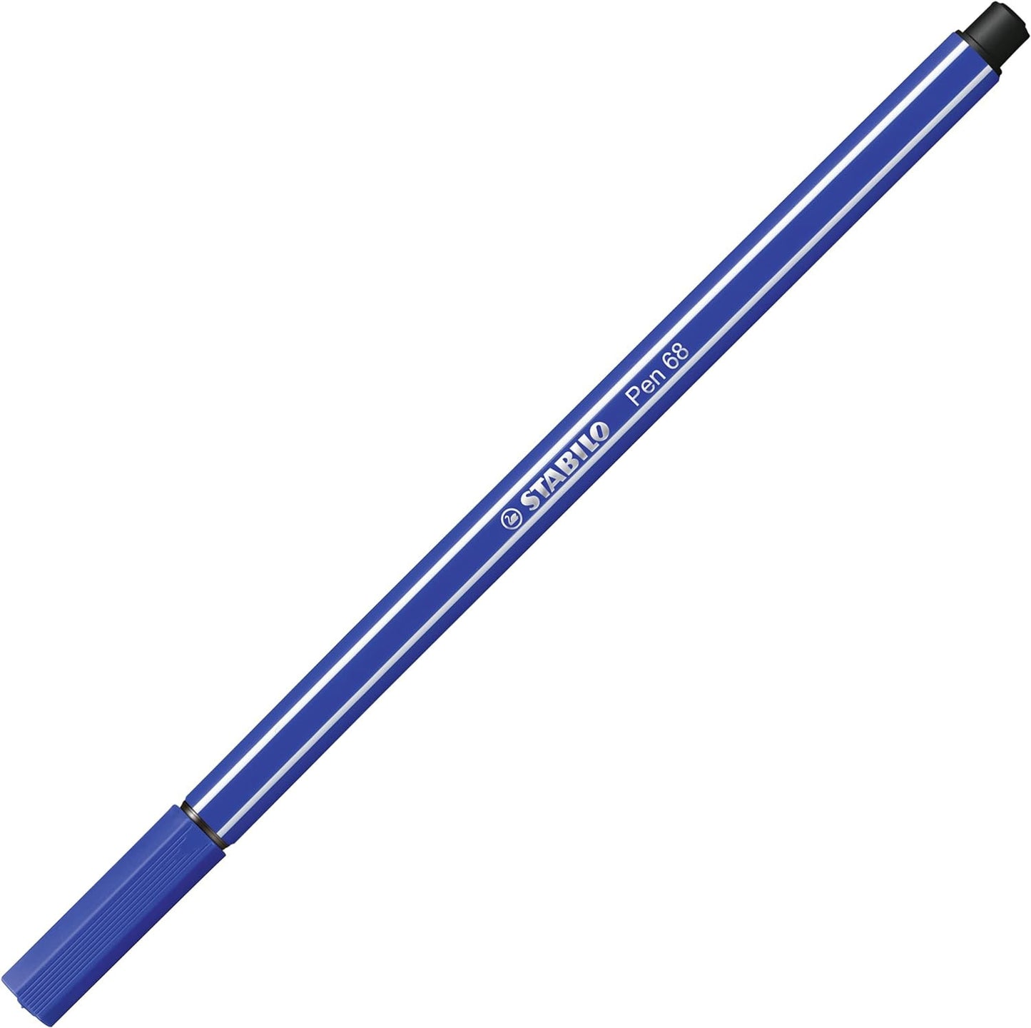 10 feutres de dessin STABILO Pen 68 - pointe moyenne - Bleu marine 32