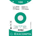 Fiches bristol - 125x200mm - Petits carreaux - Perforées - Blanc - Lot de 100 - Exacompta