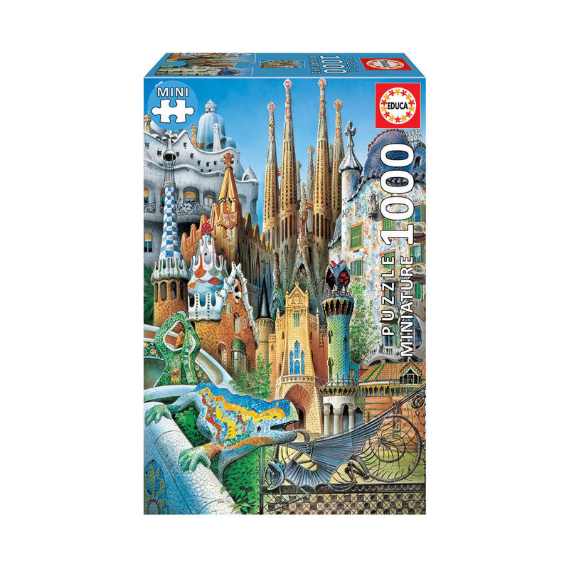 Puzzle miniature Collage Gaudí 1 000 pièces - Educa