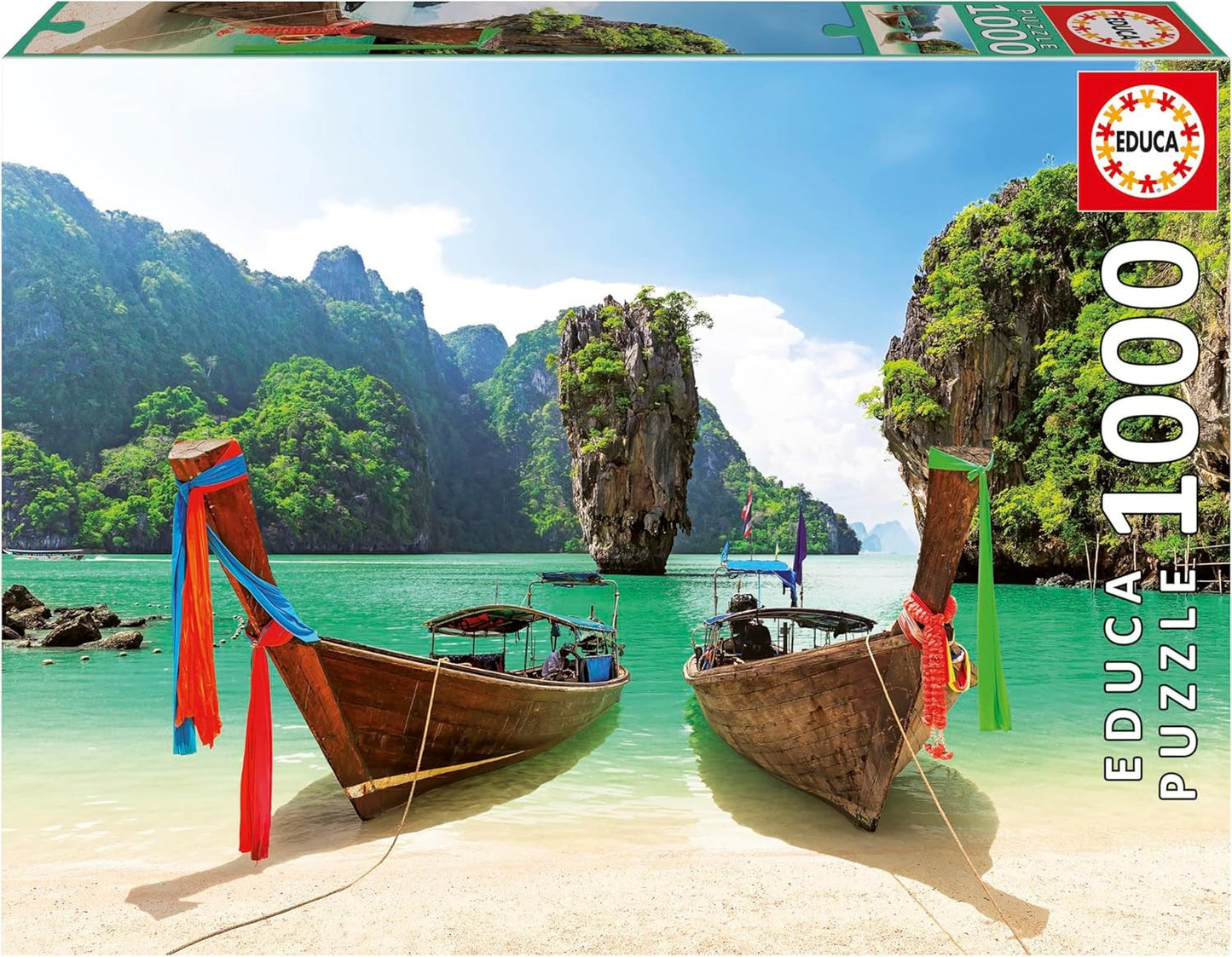 Puzzle - 1000 pièces - Ile de James Bond - 68 x 48 cm - Dès 14 ans - Educa
