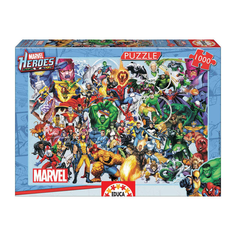 Puzzle Les Héros de Marvel 1 000 pièces - Educa