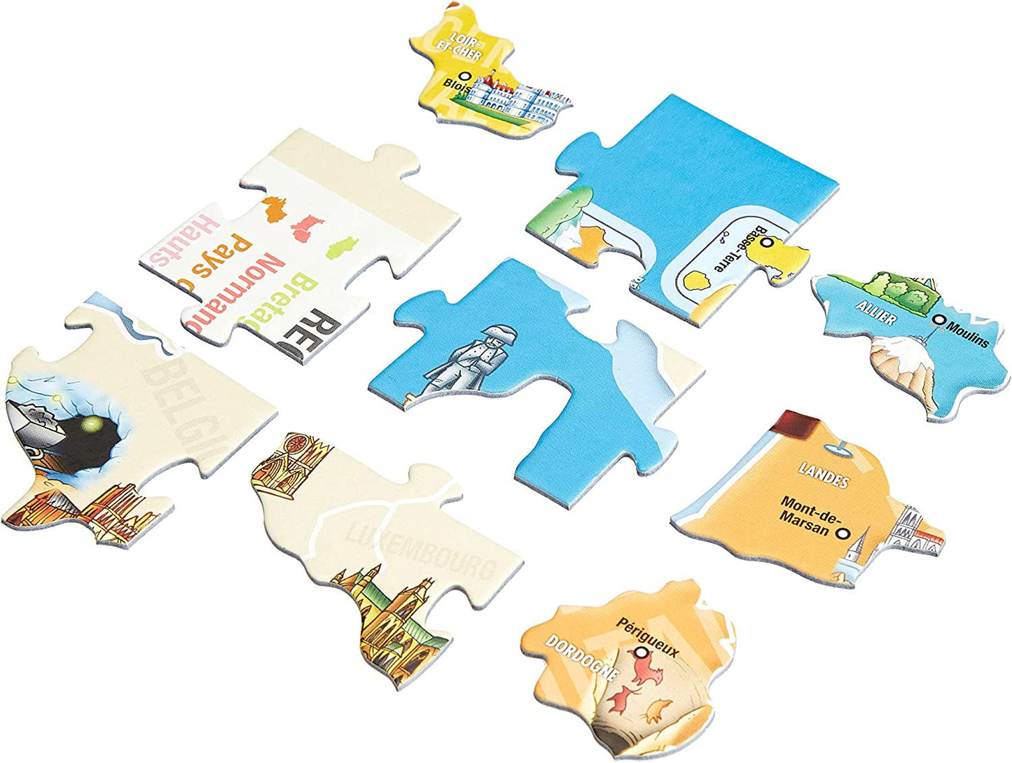 Puzzle - Carte de France - Départements et régions - 150 pièces - Dès 6 ans
