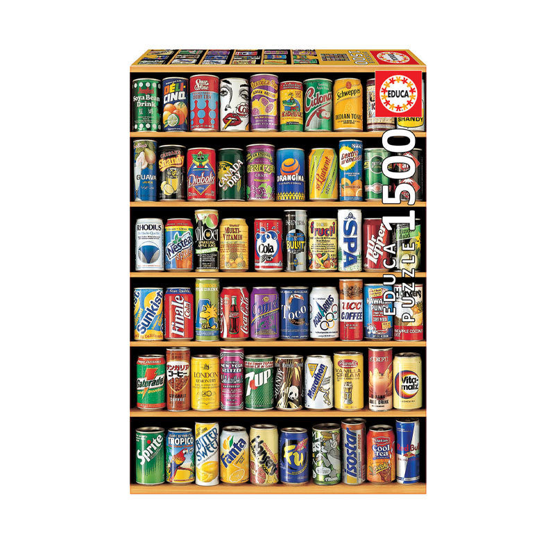 Puzzle Cannettes 1 500 pièces - Educa