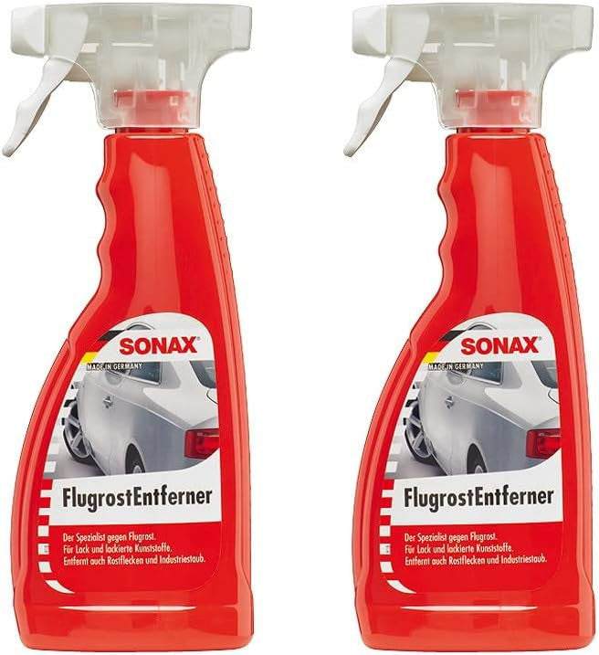 Produit - Elimine la rouille - Carrosserie - Sans acide - pH neutre - SONAX - 2 x 500ml