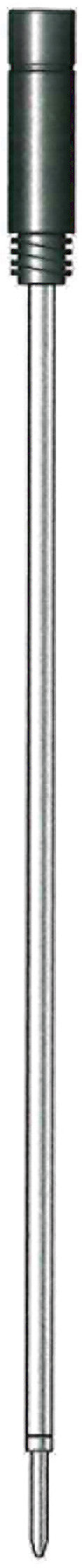 Recharges pour stylo bille - Dupont - Noir - Pointe moyenne - Lot de 2 recharges