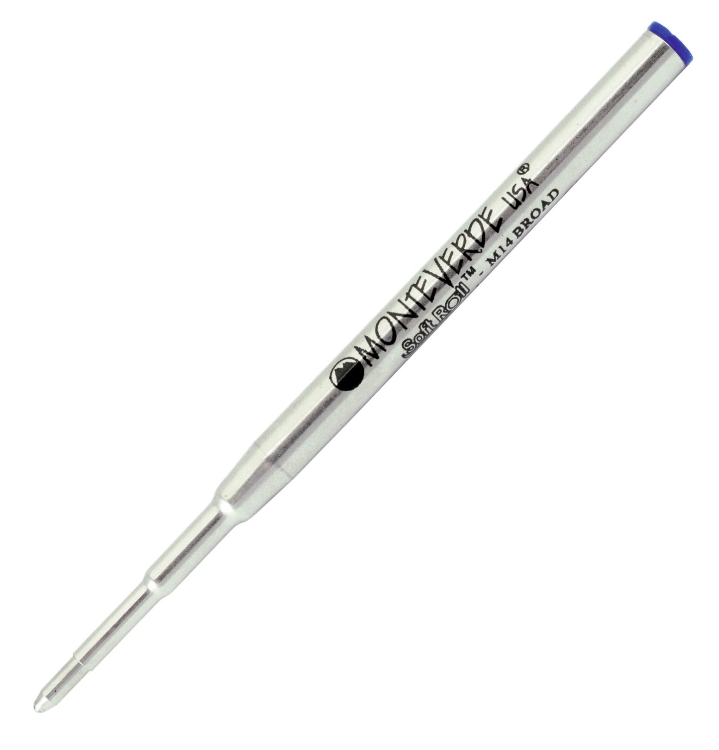Recharges pour stylo bille - Montblanc - Bleu - Pointe large - Lot de 2 recharges