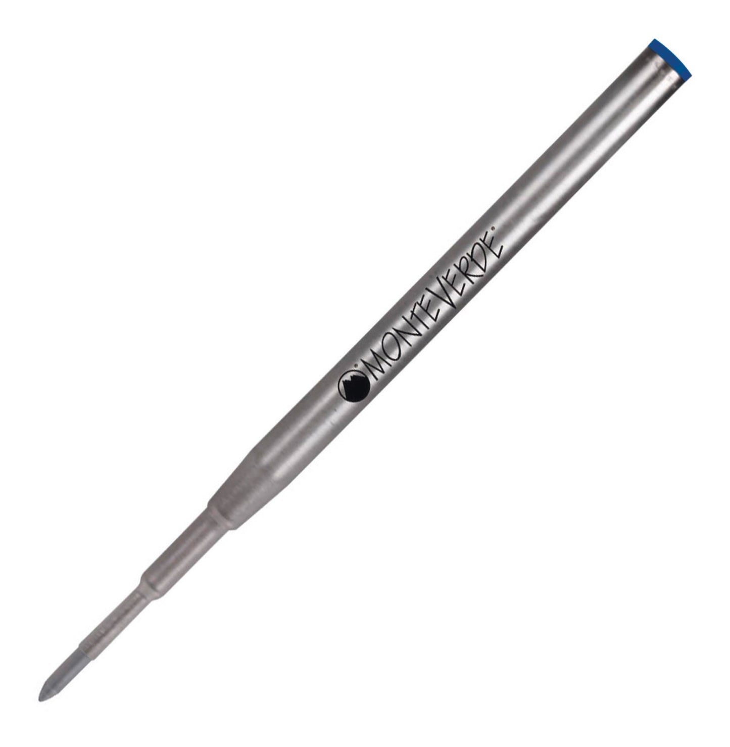 Recharges pour stylo gel - Montblanc - Bleu - Pointe fine - Lot de 2 recharges