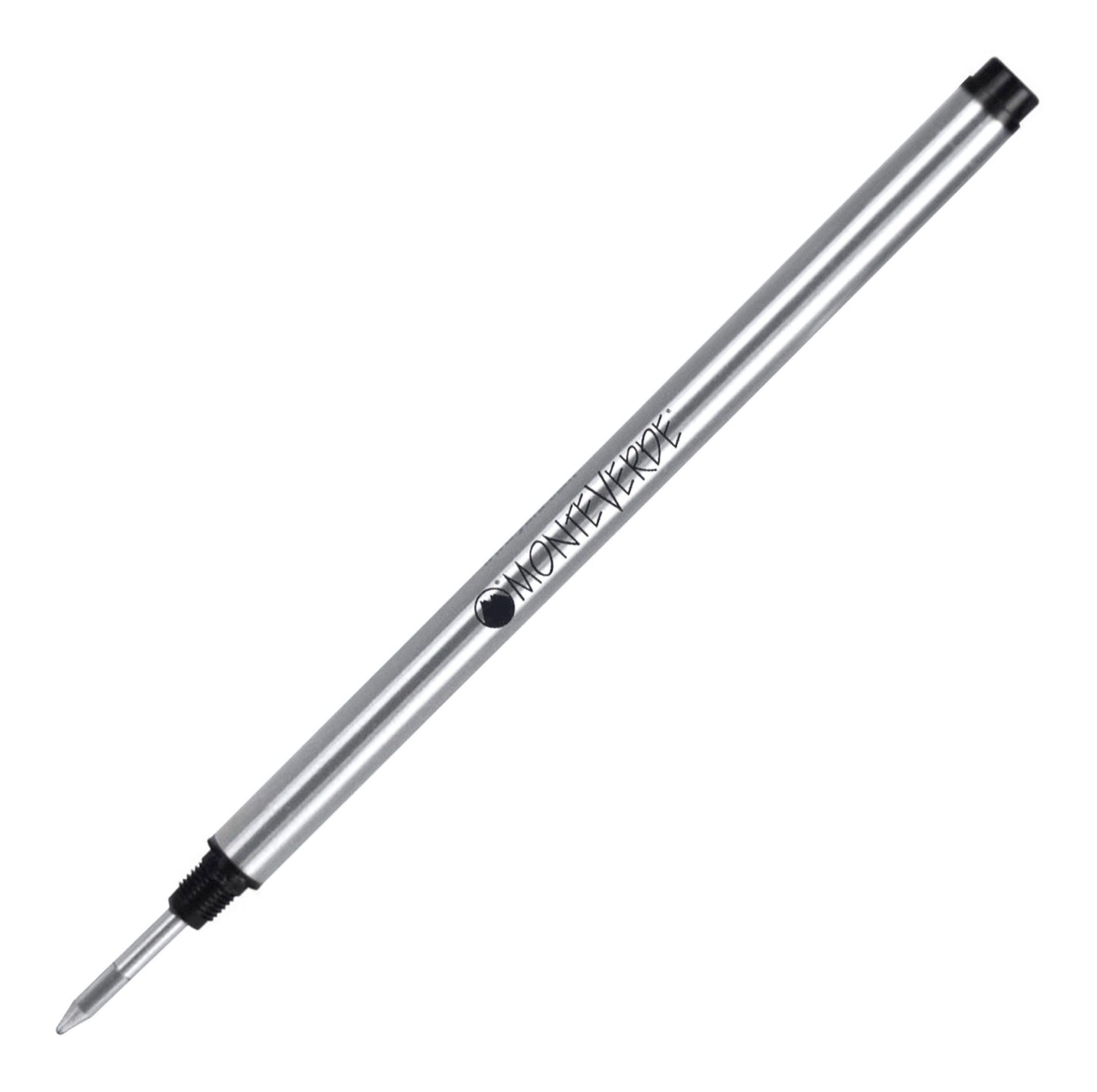 Recharges pour stylo roller - Montblanc - Noir - Pointe moyenne - Lot de 2 recharges