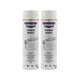 2 bombes d'apprêt - Sous-couche - Blanc - Pour peinture claires - Carrosserie - Presto - 500ml