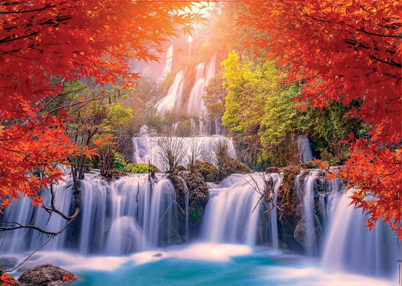 Puzzle - 2000 pièces - Cascade en Thaïlande - 96x68cm - Educa