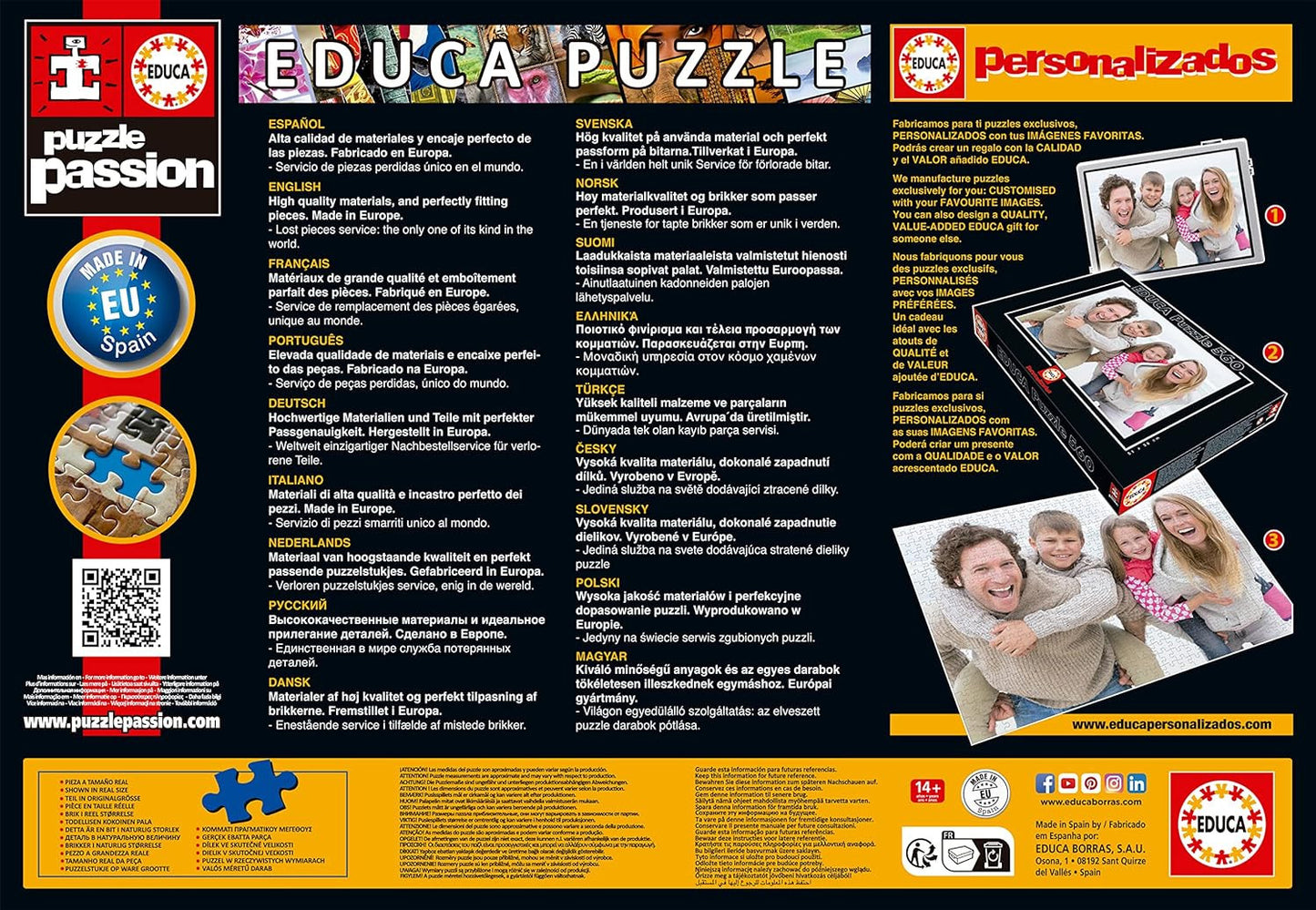 Puzzle - 2000 pièces - Le Jardin des Délices - 96x68cm - Educa