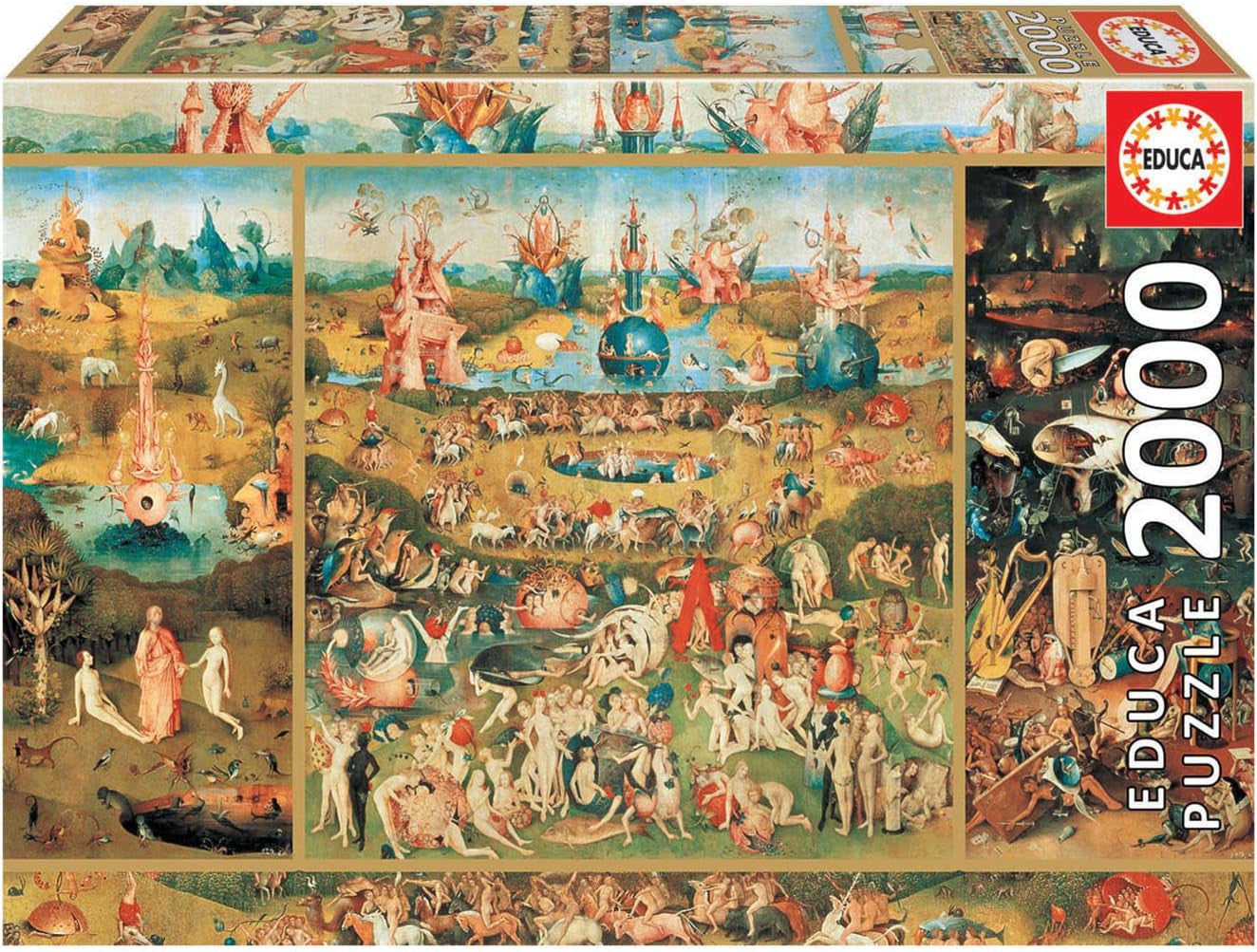 Puzzle - 2000 pièces - Le Jardin des Délices - 96x68cm - Educa