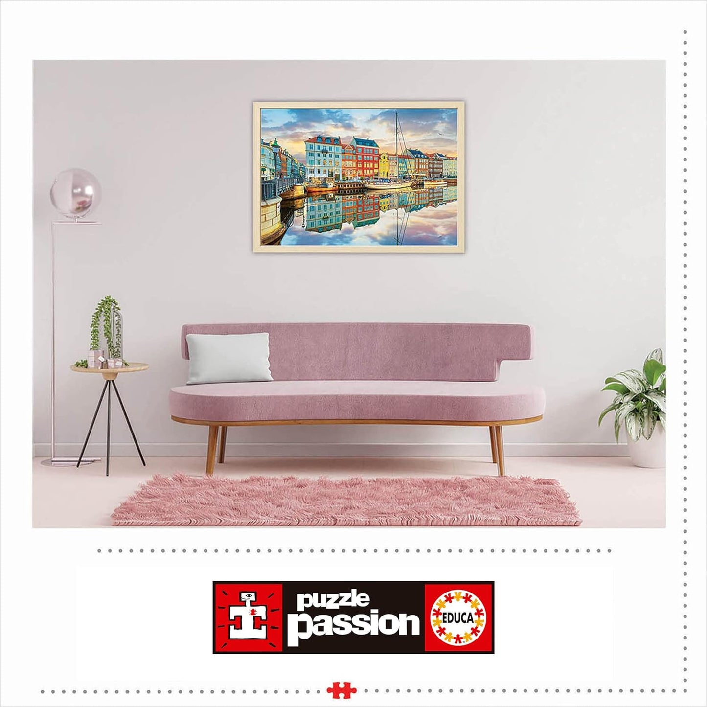 Puzzle - 2000 pièces - Port de Copenhague - 96x68cm - Educa