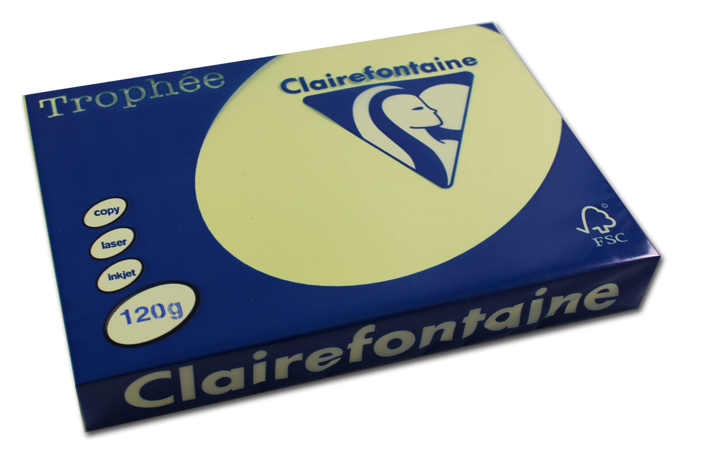 Ramette de papier - A4 - Canari - 120g - Impression - 250 feuilles - Clairefontaine Trophée