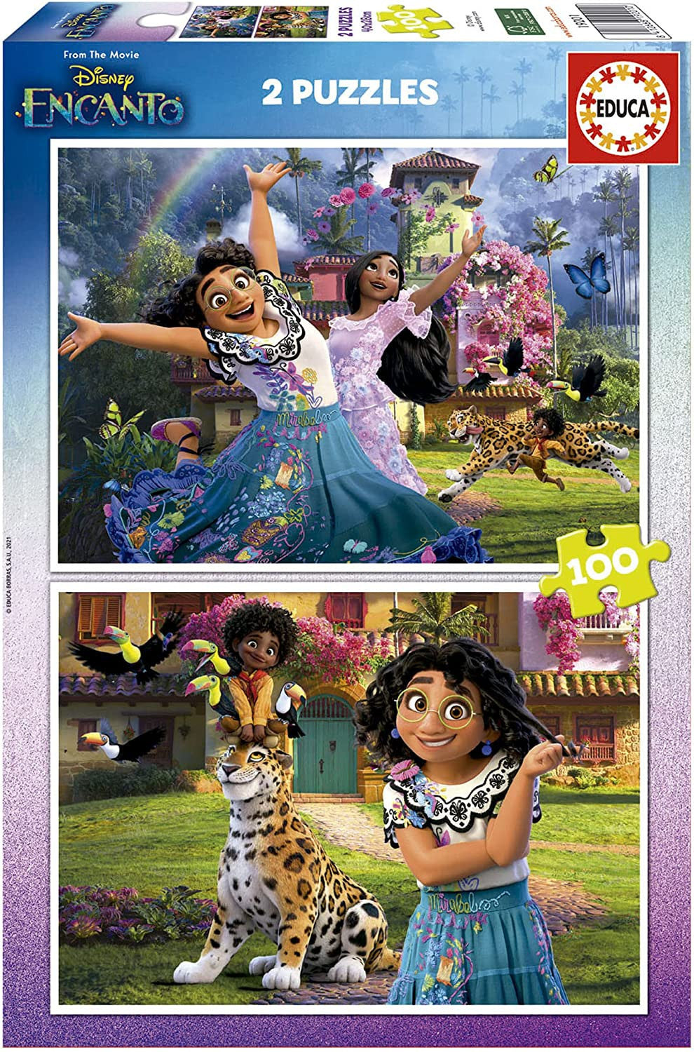 Puzzle - Disney - Encanto - 2 puzzles de 100 pièces - Dès 5 ans