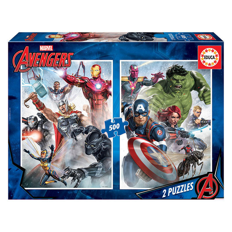 Puzzle Avengers 2 x 500 pièces - Educa
