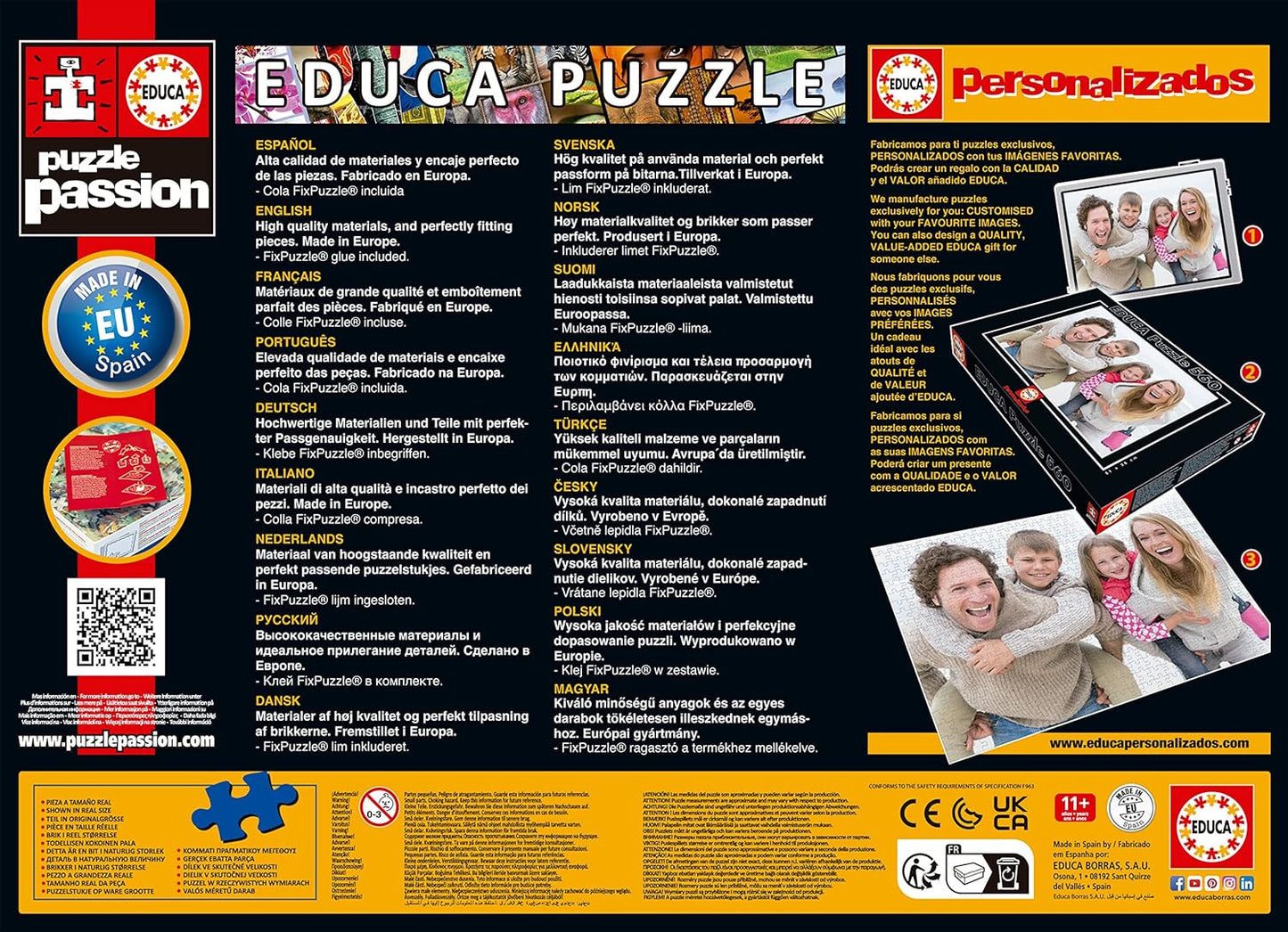 Puzzle - Stitch - Disney - 2 x 500 pièces - 34x48cm - Educa