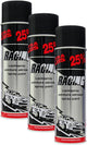 3 bombes de peinture - Carrosserie voiture - Racing - Noir brillant - 500ml