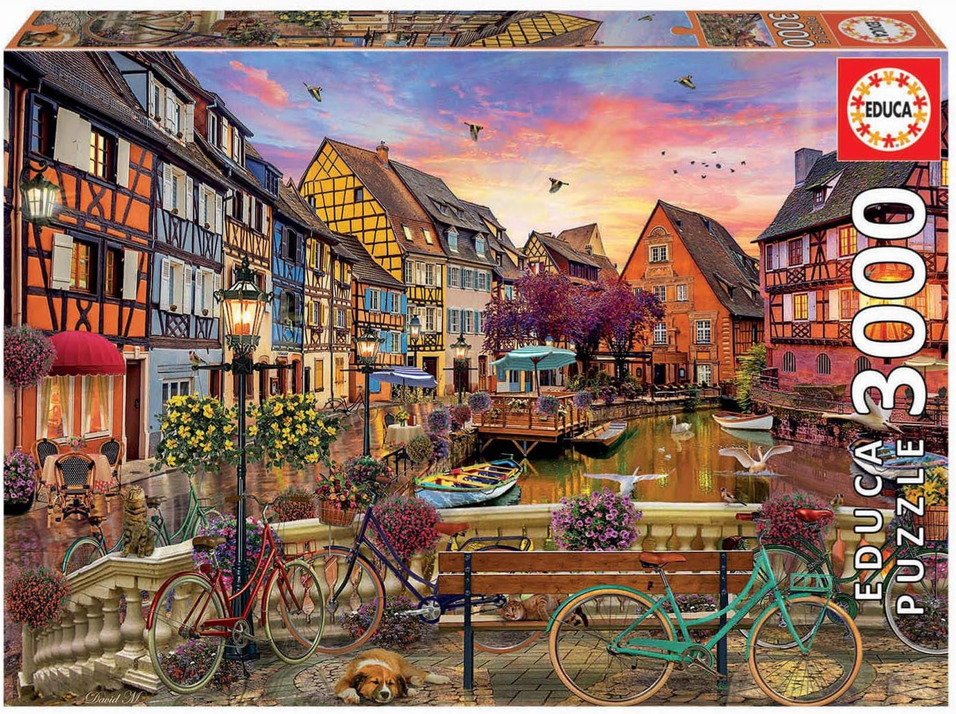 Puzzle - 3000 pièces - Ville de Colmar - 120x85cm - Educa