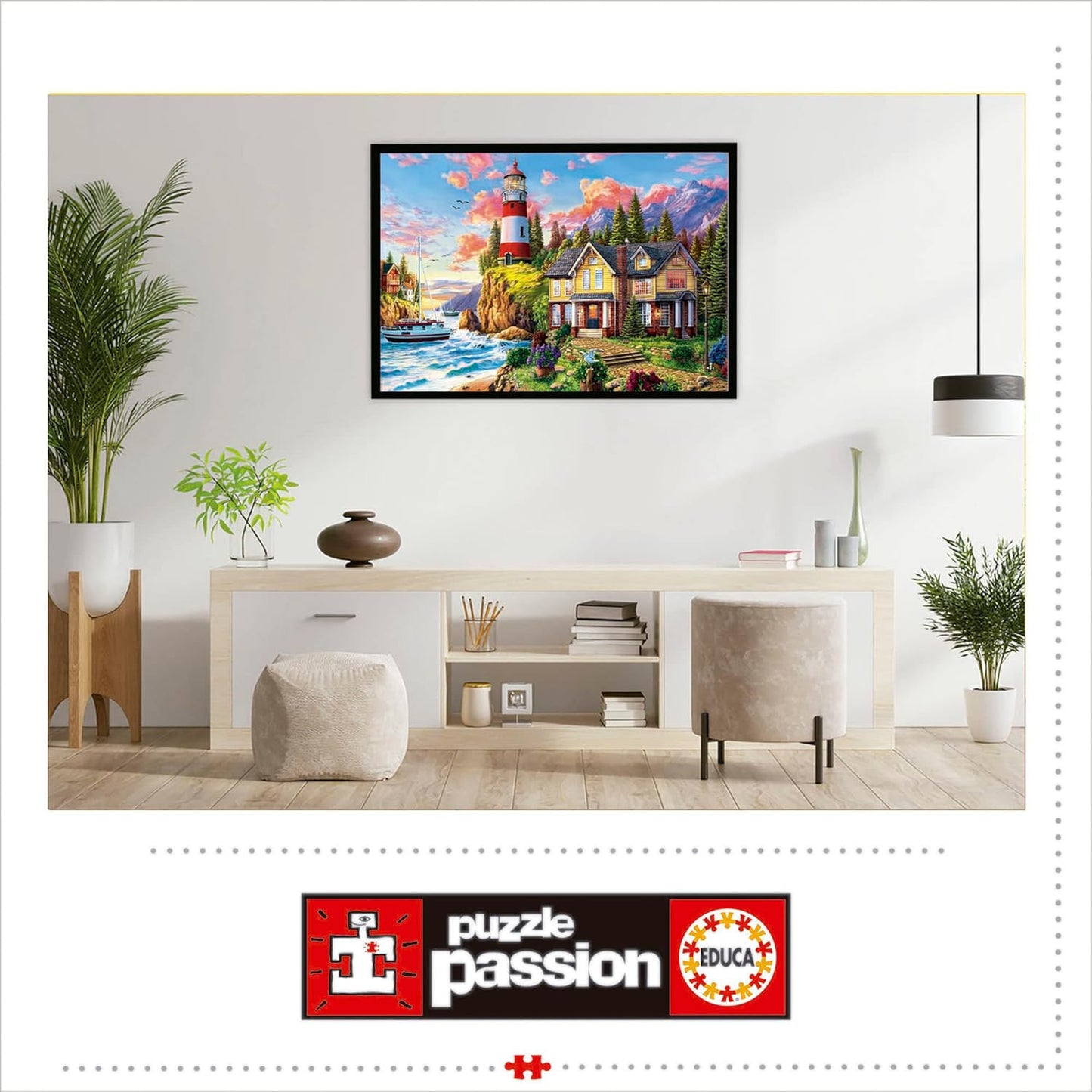 Puzzle - 3000 pièces - Phare près de l'océan - 120x85cm - Educa