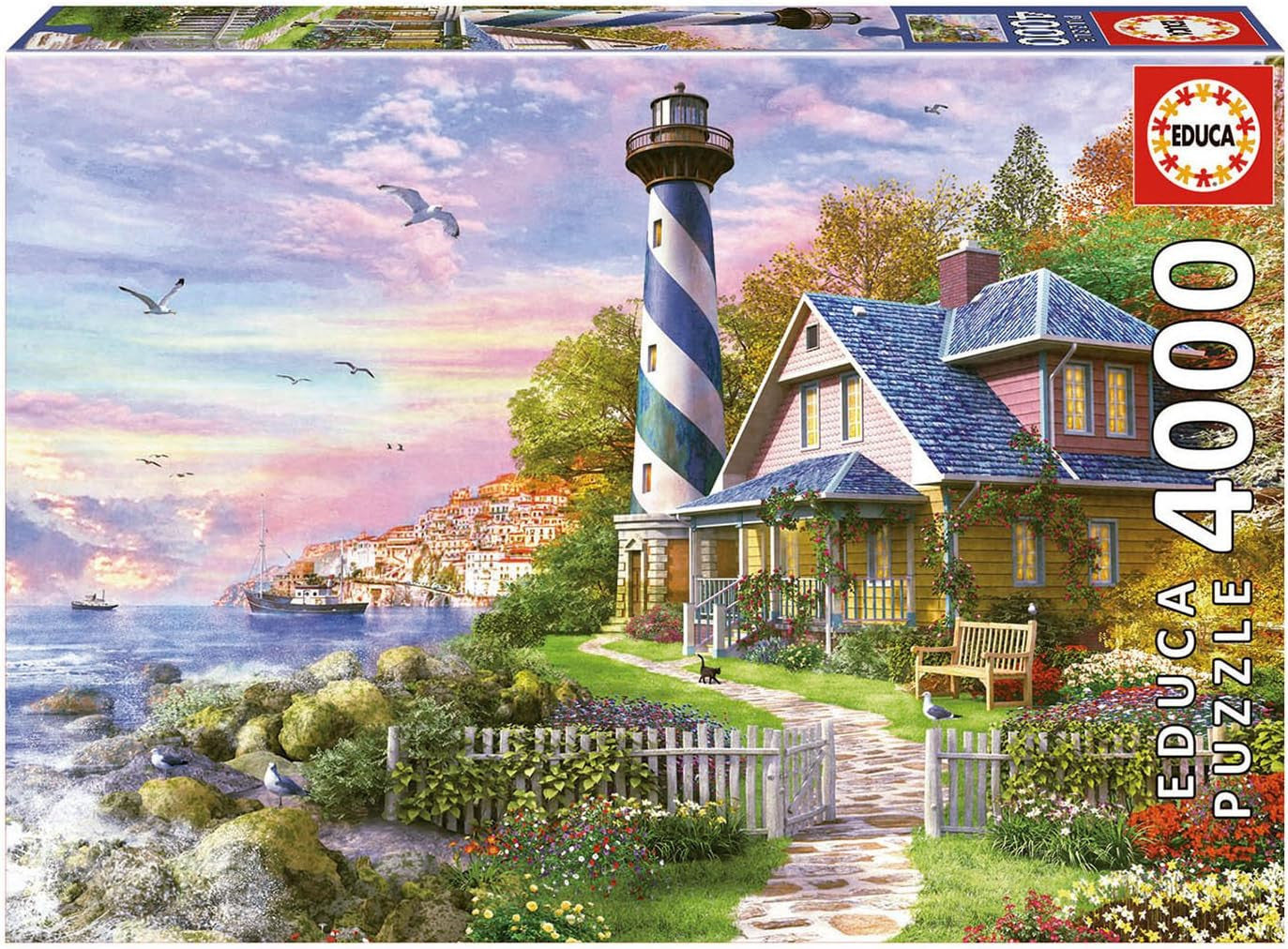 Puzzle - 4000 pièces - Phare à Rock Bay - 136 x 96 cm - Educa