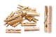 Petites pinces à linge - Bois - A décorer - 4,8cm longueur - 50 pièces