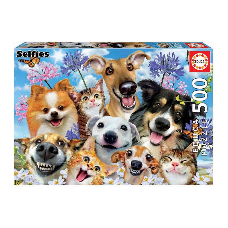 Puzzle Fun in the sun selfie 500 pièces - Educa
