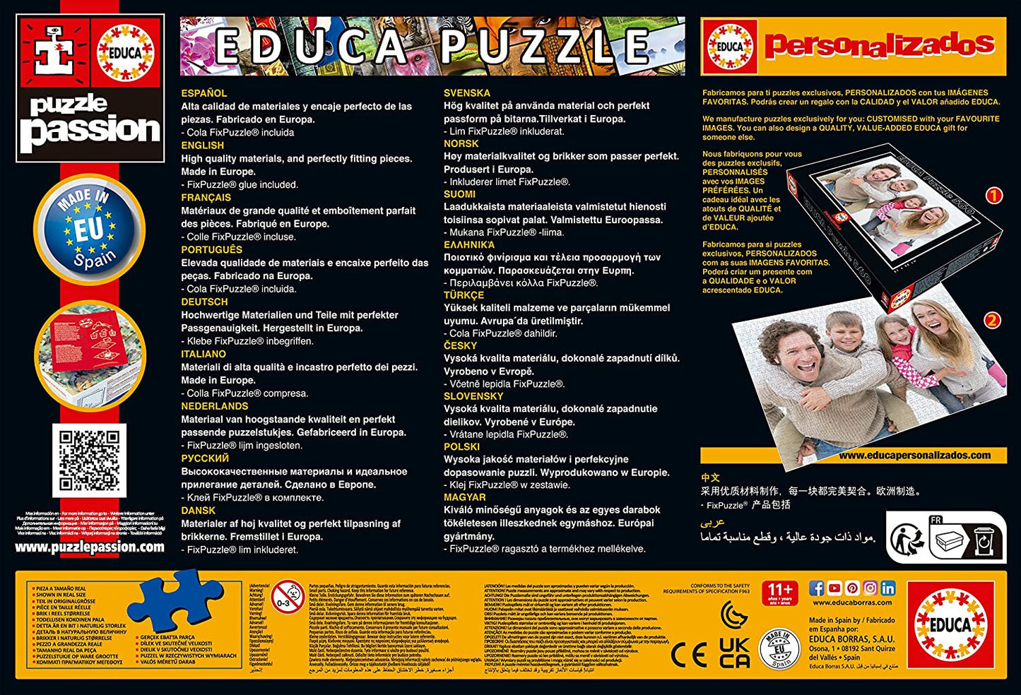 Puzzle - 500 pièces - Koala et son petit - 34 x 48 cm - Educa