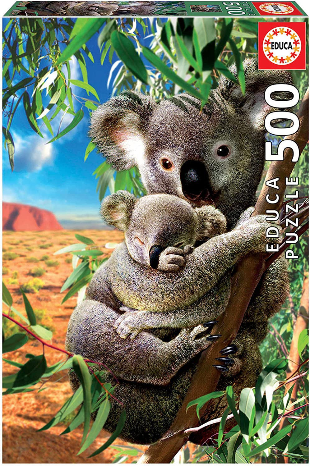 Puzzle - 500 pièces - Koala et son petit - 34 x 48 cm - Educa