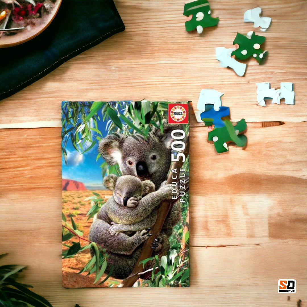 Puzzle - 500 pièces - Koala et son petit - 34 x 48 cm - Educa