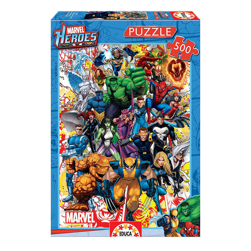 Puzzle Les Héros de Marvel 500 pièces - Educa