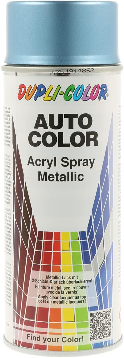 Bombe de peinture acrylique métallisée - Gris bleu - 20-0110 - Duplicolor - 400 ml