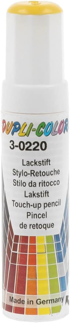 Stylo de retouche peinture pour carrosserie - Jaune - 3-0220 - Duplicolor