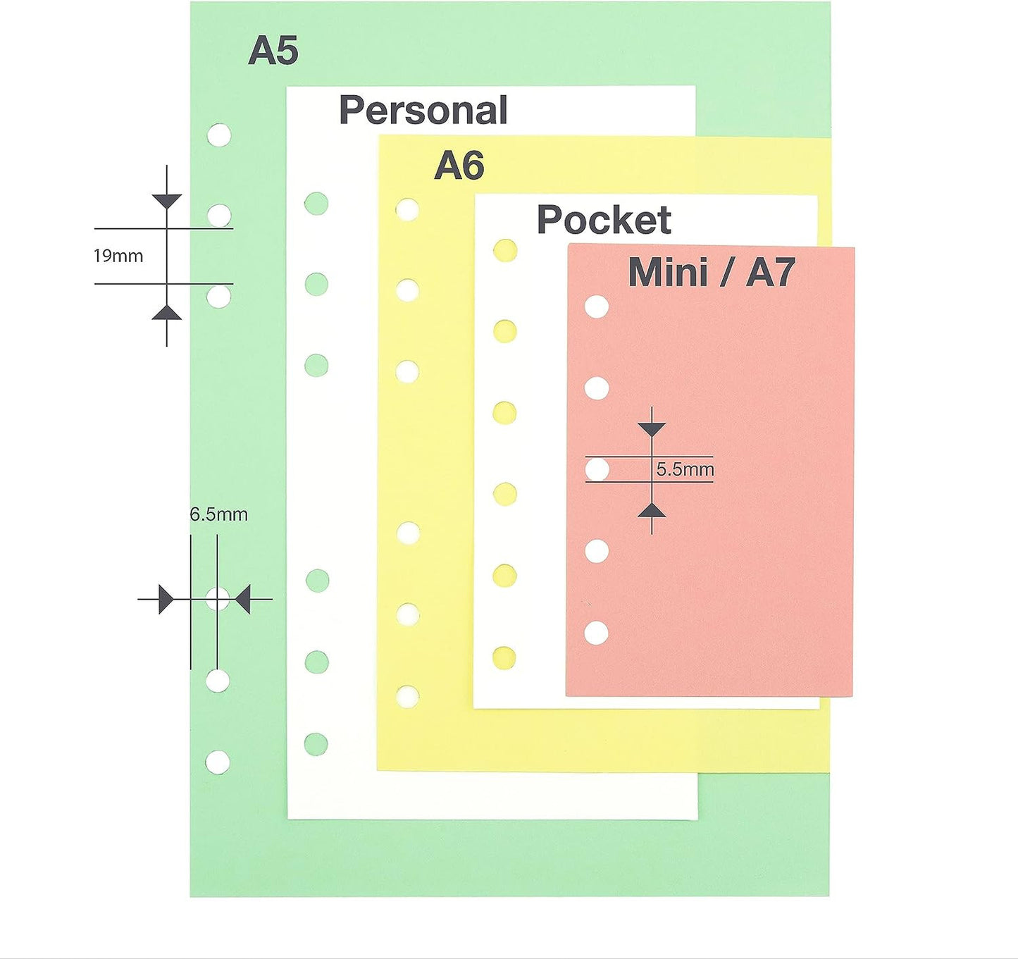 Perforateur - 6 trous - Métal - Noir - Capacité 9 feuilles - Rapesco