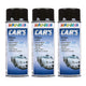 Lot 3 bombes peinture rallye noir brillant - 400 ml - Dupli-Color