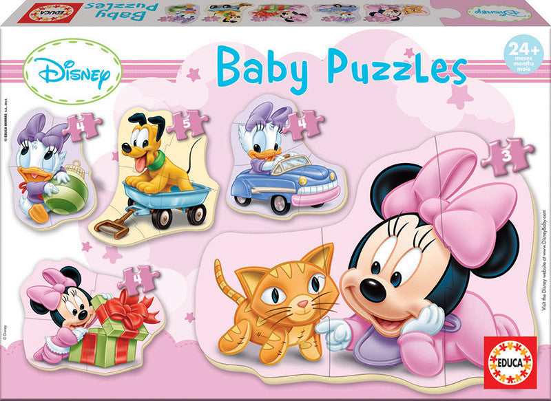 Puzzle - Disney - Mickey - Minnie - Enfant - 2 ans - 4,5,3 pièces - Educa