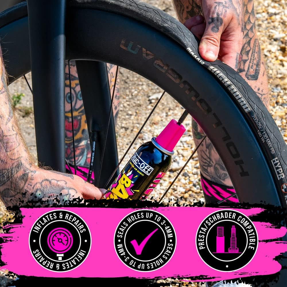 Produit réparation anti-crevaison - Vélo VTT - B.A.M - Muc-Off - 125ml