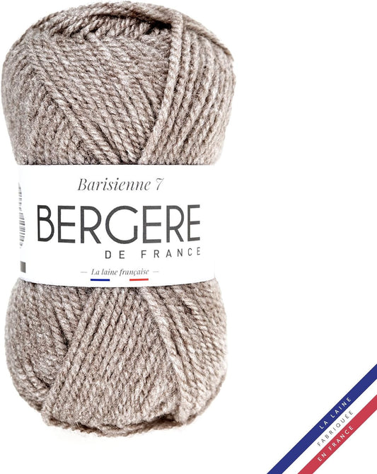 Pelote de laine - Galet - 100% acrylique - Bergère de France - Barisienne 7