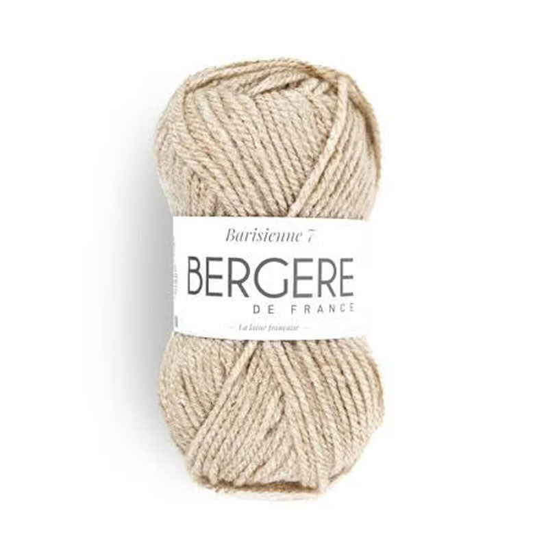 Pelote de laine - Sable blanc - 100% acrylique - Bergère de France - Barisienne 7