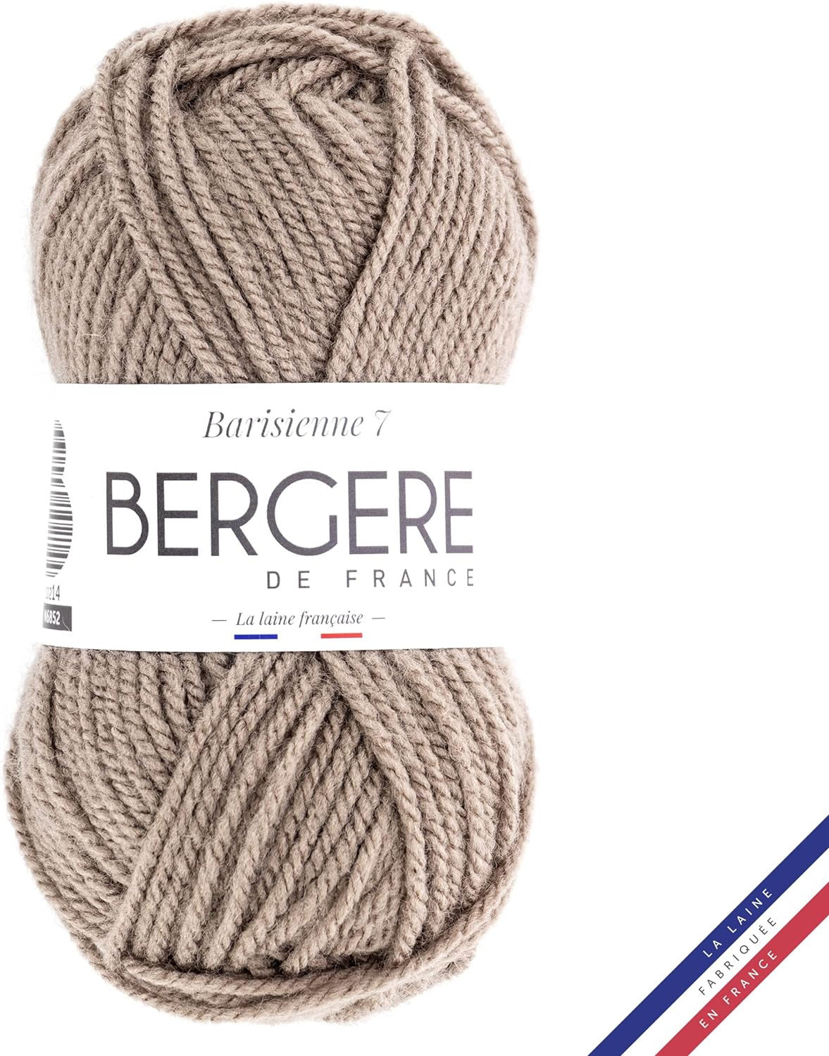 Pelote de laine - Stuc - 100% acrylique - Bergère de France - Barisienne 7