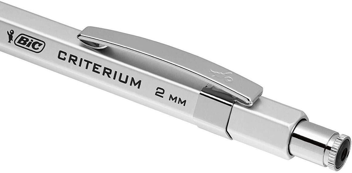Porte-Mines Critérium - 2Mm - Luxe - Argent - Bic