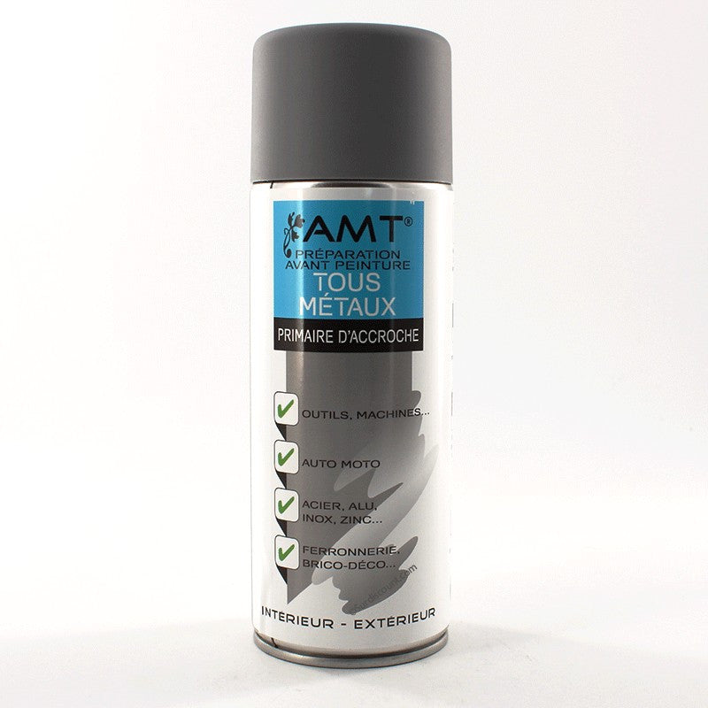 Primaire d'accroche aérosol - Bombe de peinture spray 330ml - Sous-couche - AMT
