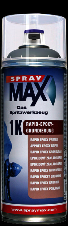 Bombe aérosol - Apprêt époxy rapide - Gris - Automobile - 1K Spray max