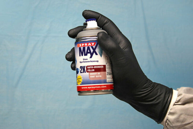 Bombe aérosol - Enduit de fond - Gris - Automobile - 2K Spray max