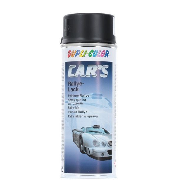 Bombe peinture rallye noir mat - 400 ml - Dupli-Color