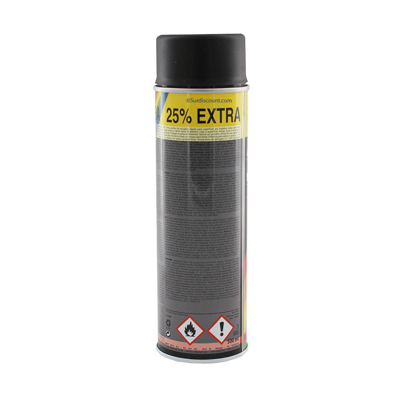 Bombe de peinture voiture - noir mat - Motip